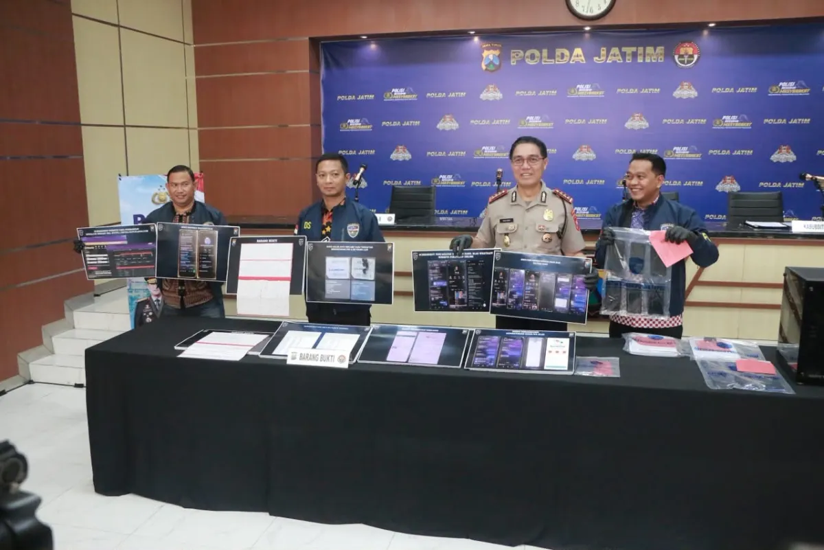 Polda Jatim Ungkap Sindikat Jual Beli Akun Bodong hingga Promosi Judi Online Kamboja